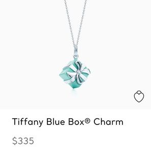SOLD. Tiffany charm gift box